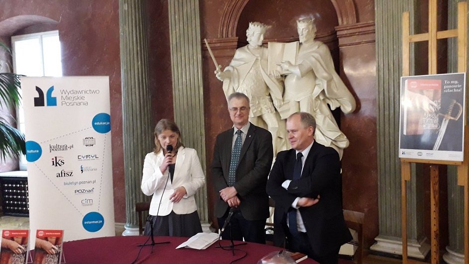 Dyrektor Katarzyna Kamińska, prof. Tomasz Jurek i prof. Przemysław Matusik