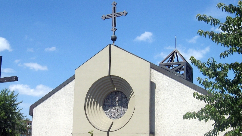 Kościół na os. Zwycięstwa, fot. User:Patnac/ Wikipedia