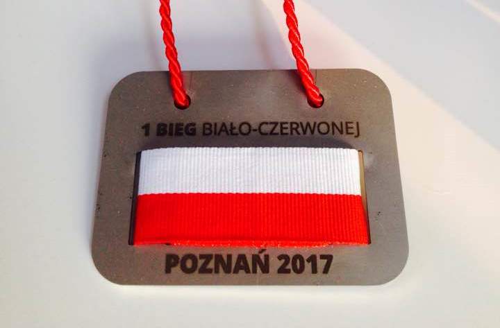 Pamiątkowy medal Biegu Biało-Czerwonej - grafika artykułu