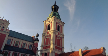 Wieża widoczna z dziedzińca Urzędu Miasta Poznania, fot. Adam Suwart © Wydawnictwo Miejskie Posnania