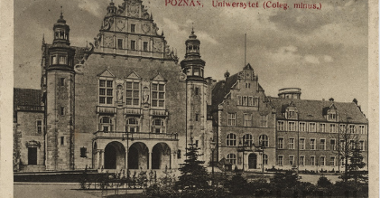 Collegium Minus Uniwersytetu Poznańskiego, ok. 1918-1919, ze zb. cyryl.poznan.pl