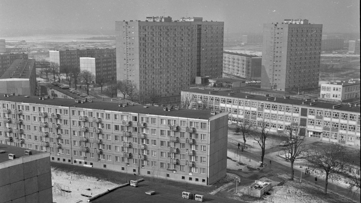 Osiedle Wielkiego Października (dzisiaj os. Pod Lipami), fot. S. Wiktor (1976)/ CYRYL