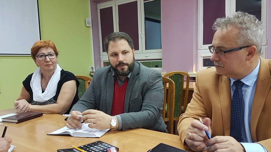 Radny Jan Sulanowski na spotkaniu z Radą Osiedla Górczyn (fot. RO Górczyn)