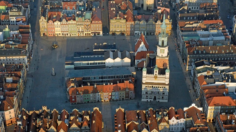 Stary Rynek z lotu ptaka 24.03.2007, fot. Marek Kaczmarczyk