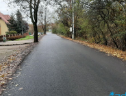 Asfalt na ul. Rumiankowej