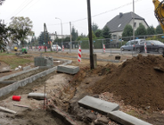 Budują skwer u zbiegu Naramowickiej i Boranta