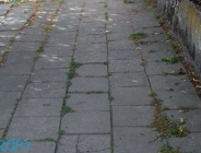Chodnik na ul. Iłłakowiczówny remontowany z wpływów ze strefy parkowania