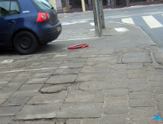 Chodnik na ul. Pszennej do remontu