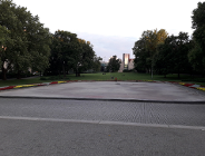 Fontanna bez wody i pod obserwacją