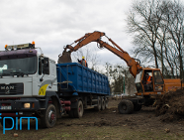 Kontynuacja prac na pętli Wilczak przy budowie tramwaju na Naramowice