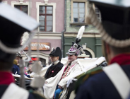 Na Stary Rynek wjedzie generał Dąbrowski i Wybicki