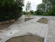 Nowy chodnik na ul. Boranta