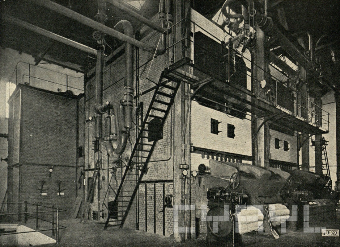 Bateria kotłów ustawiona w Elektrowni Garbary w latach 1925-26 - grafika artykułu