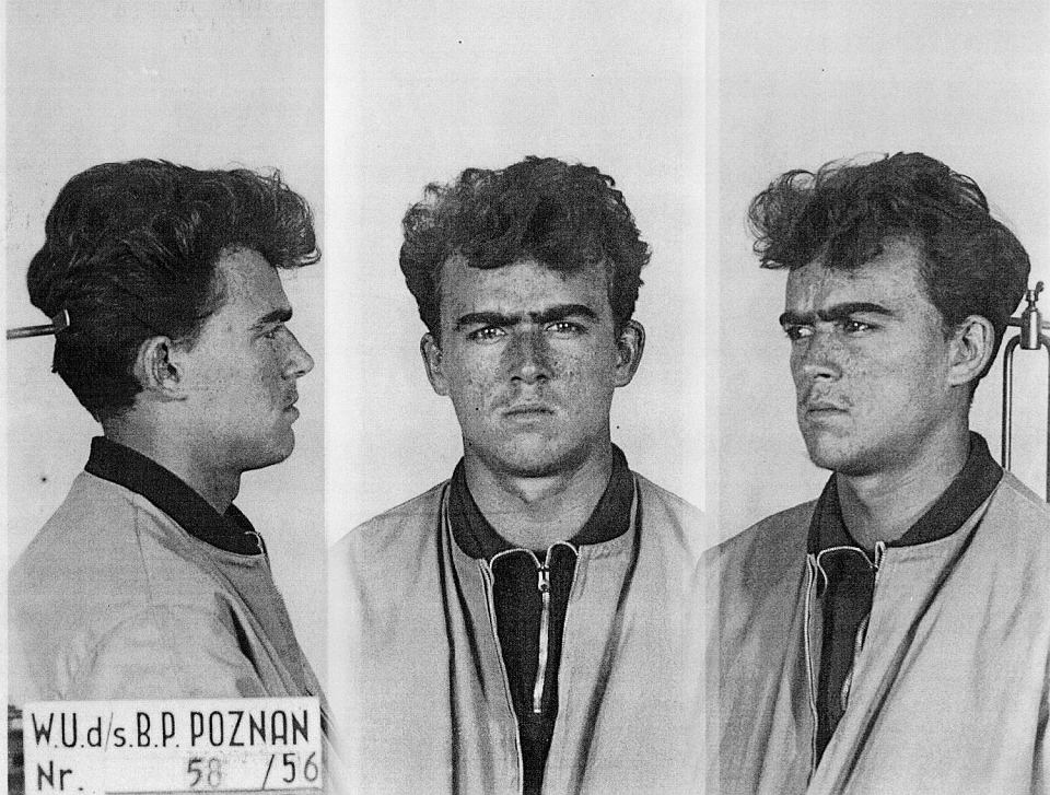 Zdjęcie więzienne Jana Suwarta, fot. ze zbiorów poznańskiego IPN - grafika artykułu