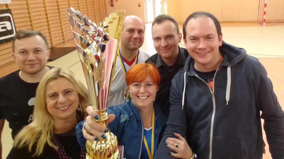 Od lewej: Łukasz. Mikuła, Katarzyna Kretkowska, Szymon Szynkowski vel Sęk, Lidia Dudziak, Mateusz Rozmiarek, Tomasz Lipiński