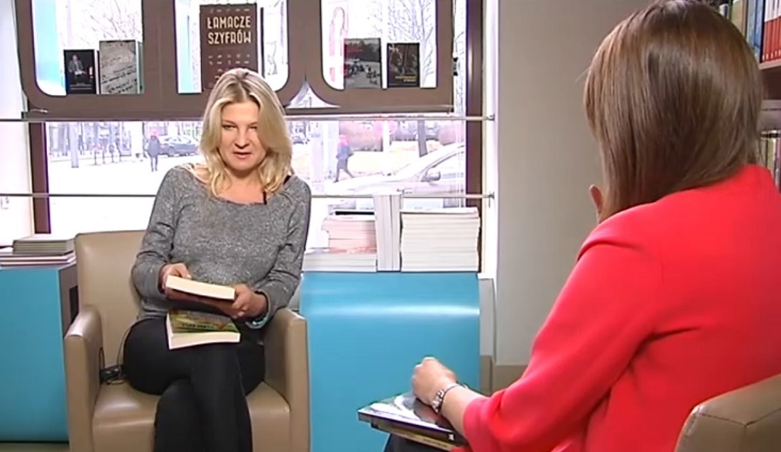 Joanna Jodełka w rozmowie z Lilianą Skibińską, fot. WTK - grafika artykułu