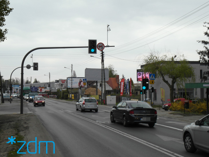 Nowa sygnalizacja na ul. Obornickiej, fot. ZDM - grafika artykułu