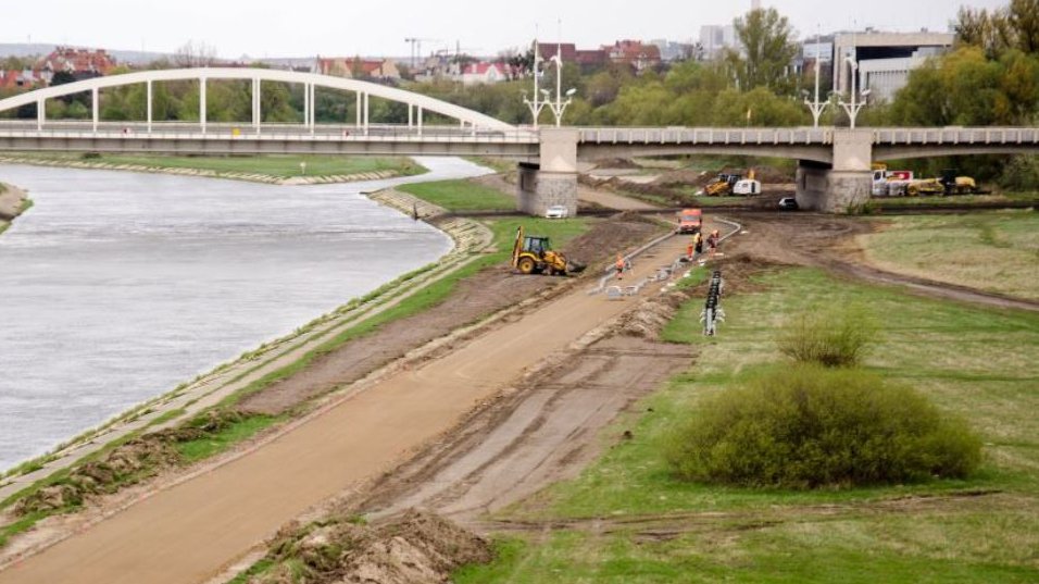 Budowany odcinek Wartostrady, fot. Poznańskie Inwestycje Miejskie