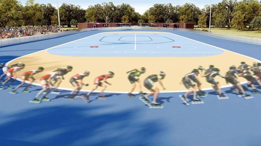 Jedna z koncepcji toru wrotkarskiego w Parku Kasprowicza, fot. tekktura.com - grafika artykułu