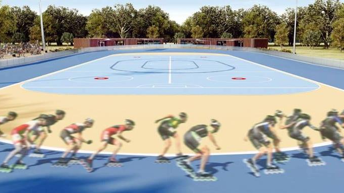 Jedna z koncepcji toru wrotkarskiego w Parku Kasprowicza, fot. tekktura.com