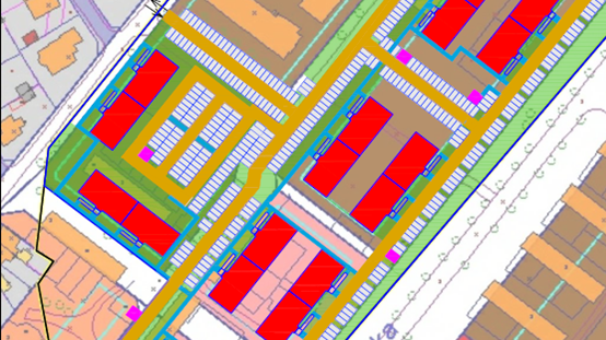 Plan nowego osiedla bloków komunalnych przy ul. Opolskiej