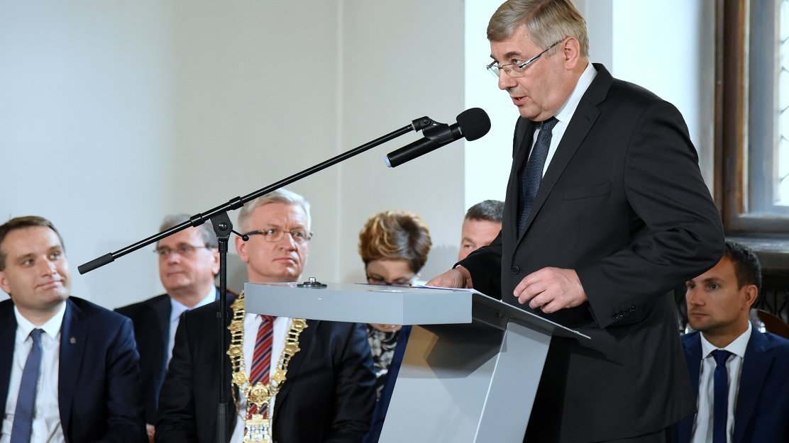 Grzegorz Ganowicz, przewodniczący Rady Miasta Poznania, fot. J. Żabierek/ UMP