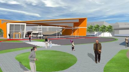 Nowy dworzec na Górczynie, który powstał w jednym projekcie z budową parkingu P&R, fot,