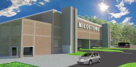 Wizualizacja parkingu P&R na Miłostowie, fot. UMP - grafika artykułu