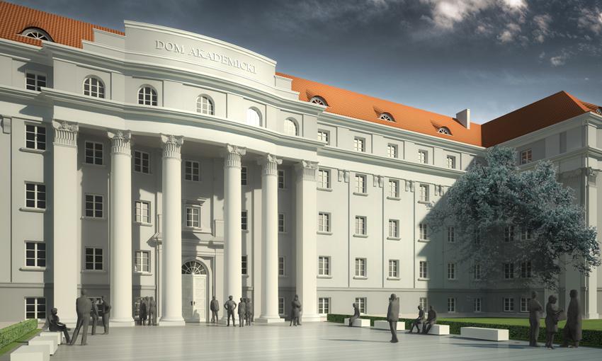 Dom Studencki "Hanka", fot. UAM - grafika artykułu