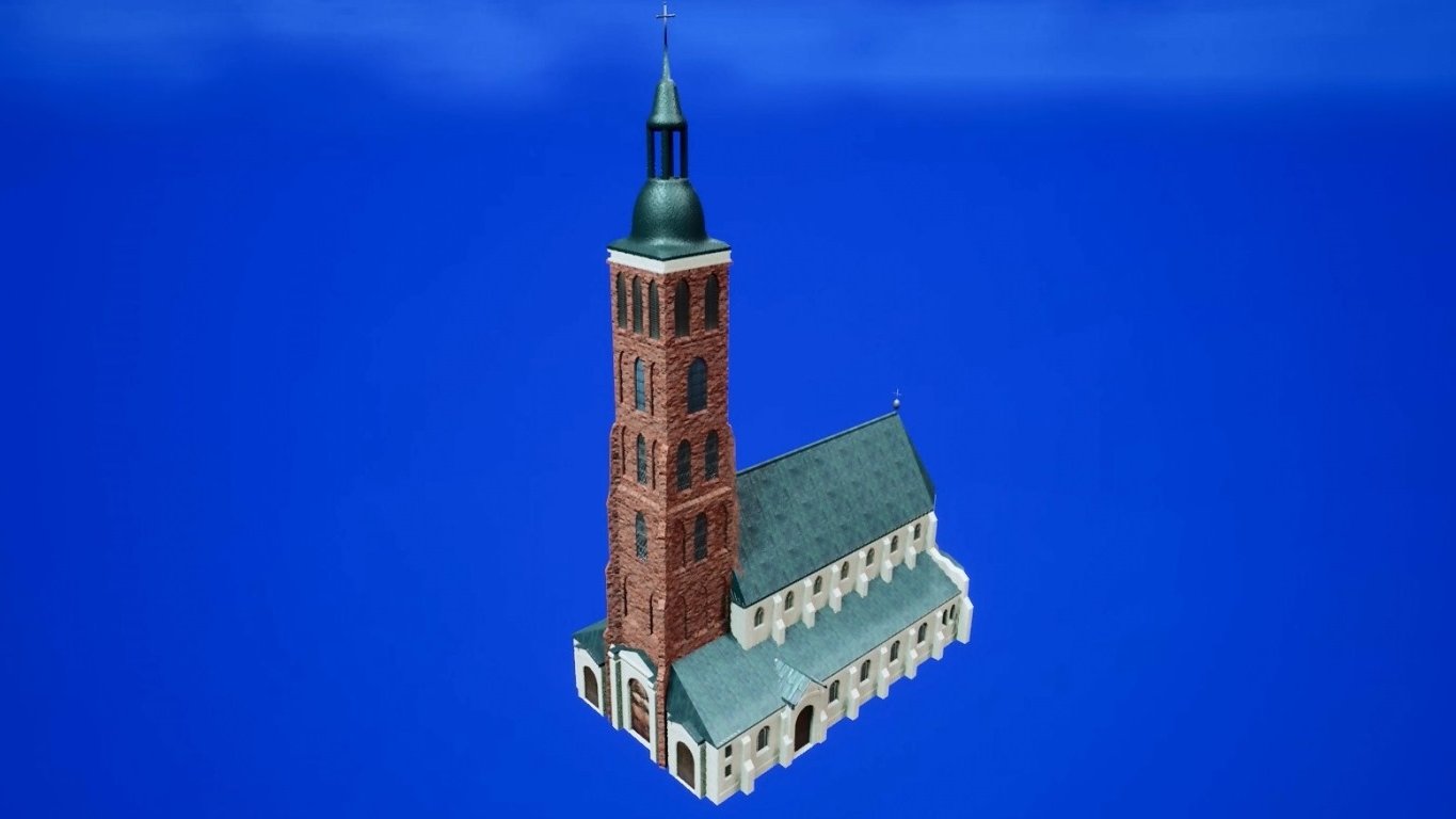 Cyfrowa rekonstrukcja kolegiaty, fot. Projekt Kolegiata