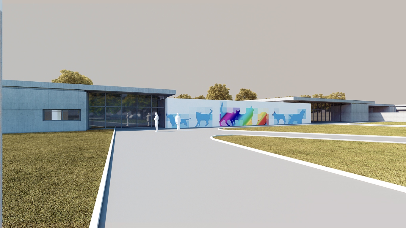 Projekt nowego schroniska, fot. Usługi Komunalne - grafika artykułu