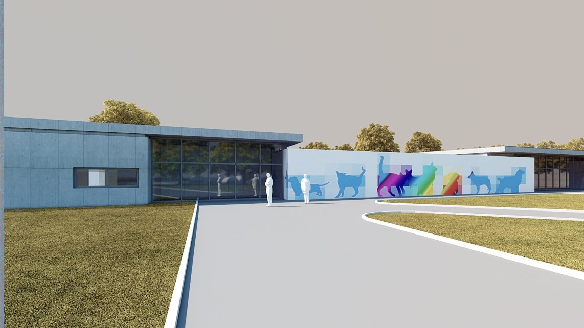 Projekt nowego schroniska, fot. Usługi Komunalne