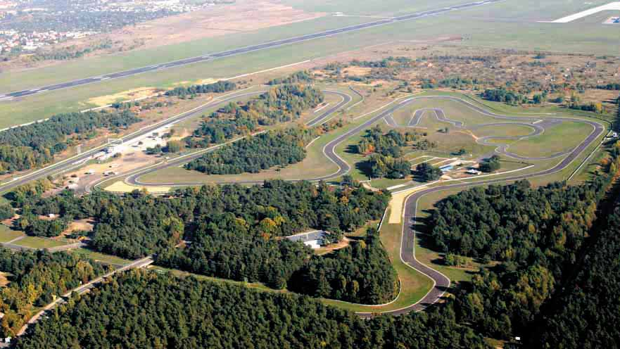 Tor "Poznań" z lotu ptaka, fot.. Archiwum Automobilklub Wielkopolska