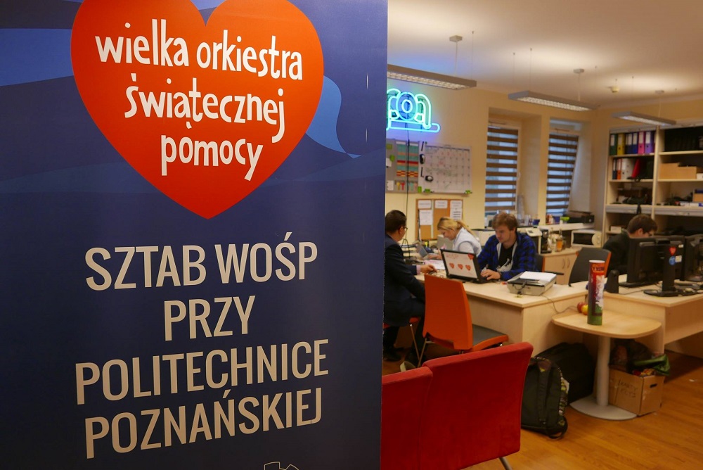 Fot. Sztab WOŚP przy Politechnice Poznańskiej - grafika artykułu