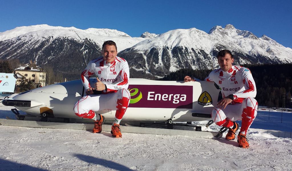 Mateusz Luty i Krzysztof Tylkowski (z prawej), fot. Bobsleigh Team Luty/facebook - grafika artykułu