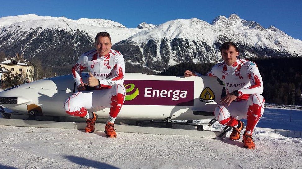 Mateusz Luty i Krzysztof Tylkowski (z prawej), fot. Bobsleigh Team Luty/facebook