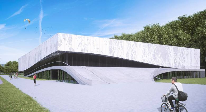 Wizualizacja hali na Golęcinie, fot. Archimedia - grafika artykułu