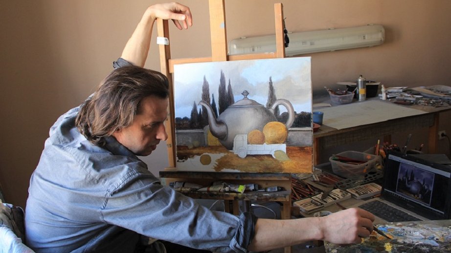 Borysk Michalik przy pracy - materiały prasowe organizatorów