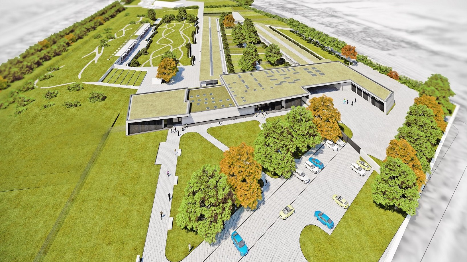 Wizualizacja nowego schroniska, fot. UMP