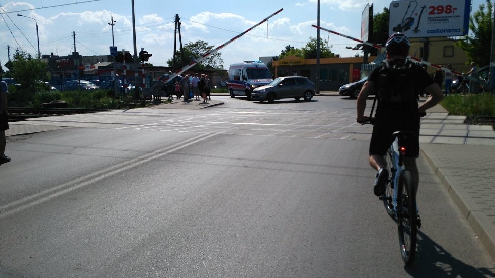 Przejazd kolejowy na ul. Opolskiej, fot. J. Sulanowski