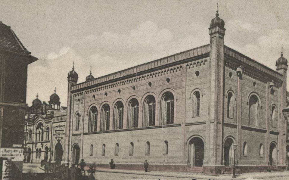 Synagogi Gminy Braci i Stowarzyszenia Przyjaciół Dobroczynności, fot. ze zb. Biblioteki Uniwersyteckiej - grafika artykułu