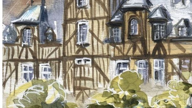 Wernisaż wystawy Justyny Wojnowskiej "Rennes-Poznań. Szkice miejskie" w sobotę w Domu Bretanii, fot. materiały organizatorów