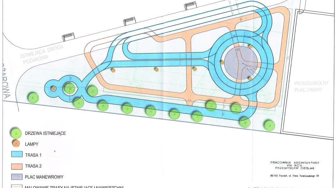 Projekt miasteczka rowerowego, fot. UMP