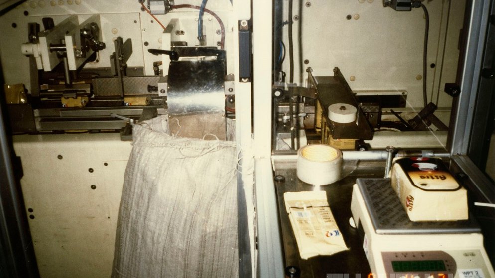 Urządzenia produkcyjne Poznańskiej Palarni Kawy Astra na Garbarach