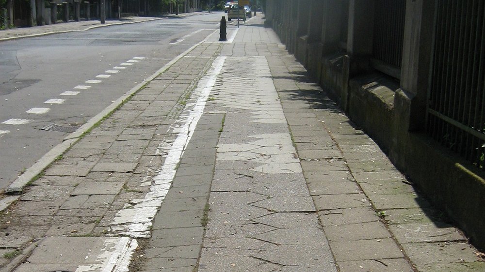 Chodnik na ul. Cichej, fot. ZDM