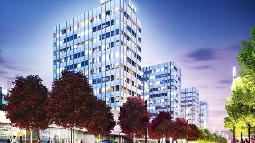 Akademik LIV powstanie w budynku Alfy przy ul. Św. Marcin fot. Gent Holding