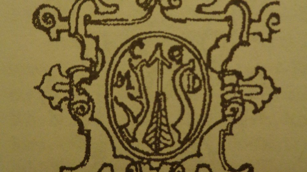 Kartusz z gmerkiem Kaspra Goskiego, fotokopia z: "Władze Miasta Poznania", Poznań 2003