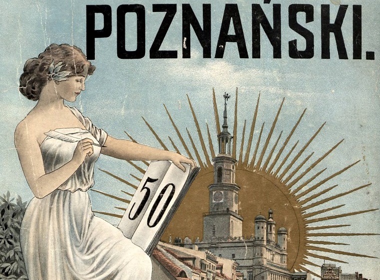 Okładka Książki jubileuszowej "Dziennika Poznańskiego", 1859-1909 - grafika artykułu