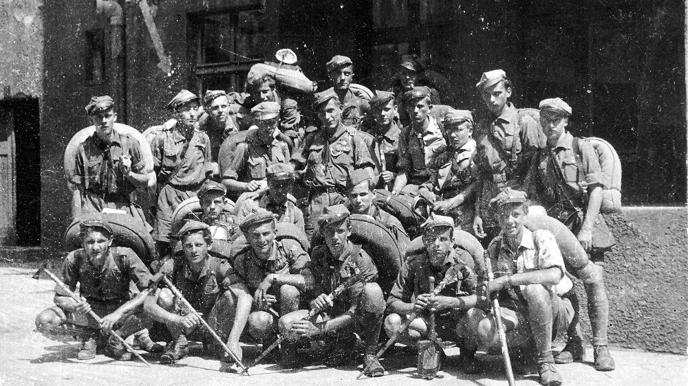 1947 r. Wojków - 13 PDH na wycieczce w Karpaczu, fot. archiwum Poznańskiej Czarnej Trzynastki