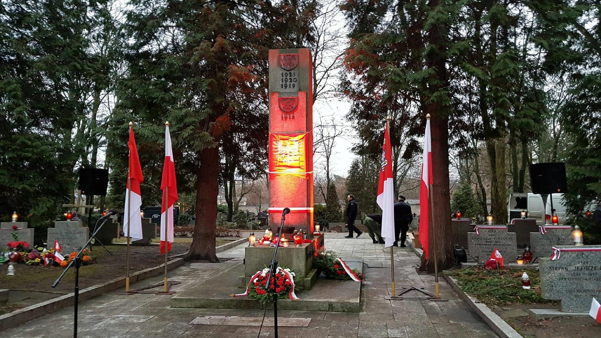 Kwatera powstańców wielkopolskich i śląskich na warszawskich Powązkach, źródło: Mariusz Wiśniewski - facebook